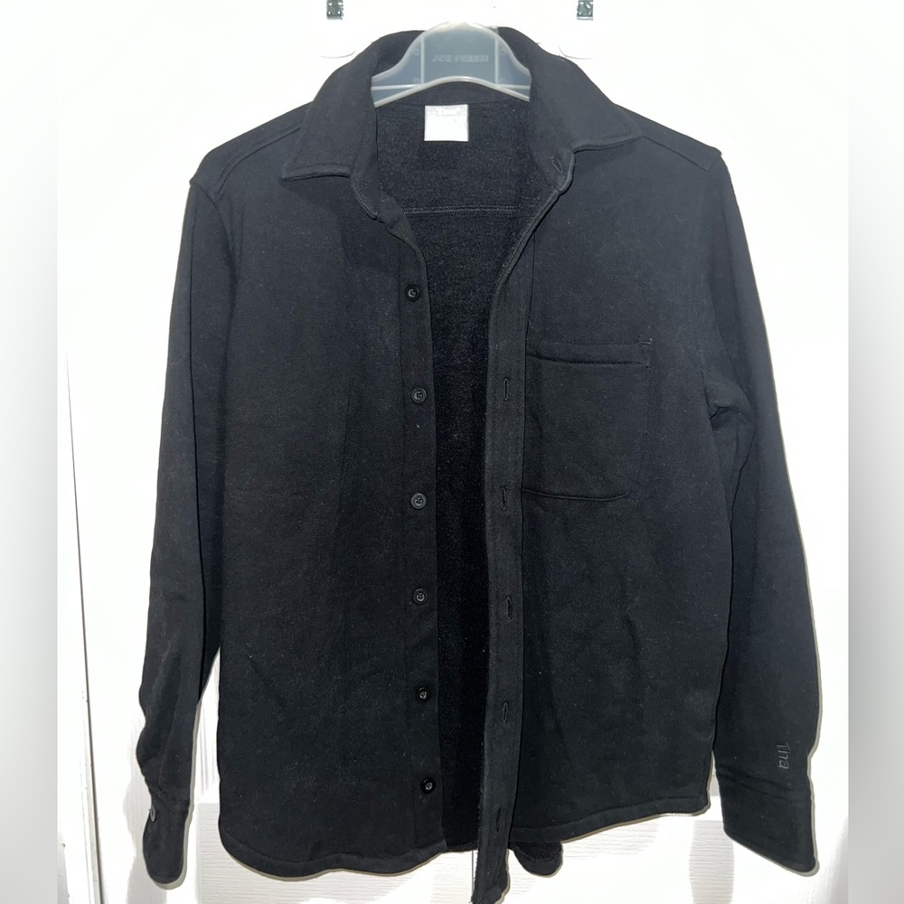 Aritzia TNA cozy fleece boyfriend shacket